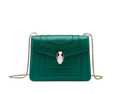 Serpenti Forever Crossbody Bag Calf Leather Bags Bvlgari