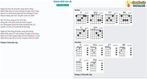 Chord Nh Th I Em I Nh Ng C Hoa Tab Song Lyric Sheet Guitar