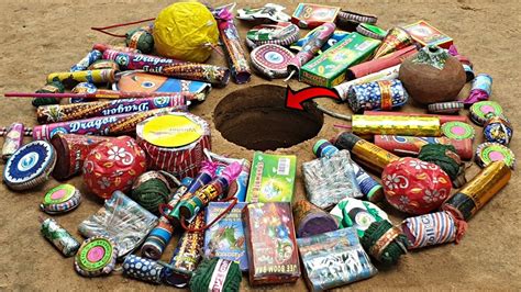 Firecrackers Testing In Hole Crackers Testing Patakhe Crackers