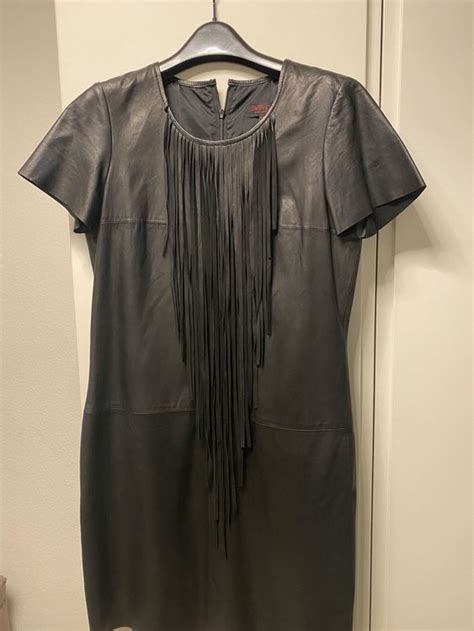 Leder Kleid Mit Fransen Gr Sse Kaufen Auf Ricardo