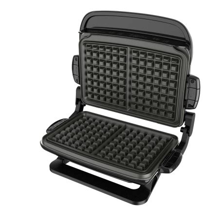 George Foreman Serving Evolve Grill With Waffle Plates And Ceramic