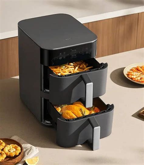 Air Fryer Grande 12l - Xiaomi Smart Double Stack Air Fryer 12L: 이것은 더블 트레이가 있는 새로운 스마트 에어 ...