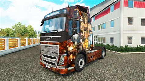 Sexy Steampunk De La Piel Para Camiones Volvo Para Euro Truck Simulator 2