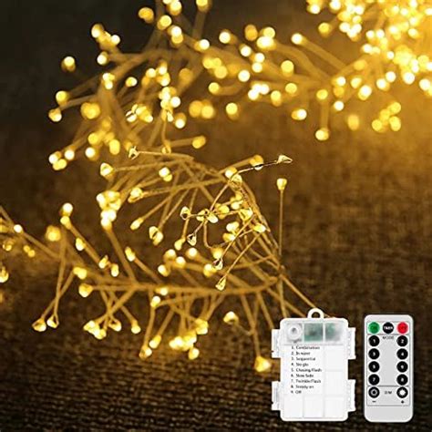 Dinowin Firecrackers String Lights With Remote 9 8ft 100 Led Waterproof