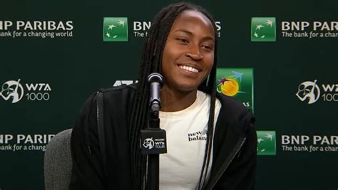 Tennis WTA Indian Wells Coco Gauff a fêté ses 19 ans Je vis mon