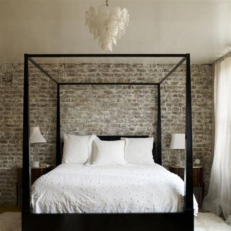 Bedroom Brick Wall Design Ideas