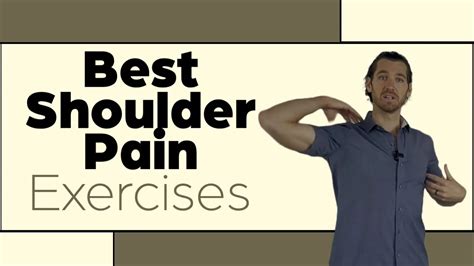 Best Shoulder Pain Exercises Chiropractor for Shoulder Pain in ...