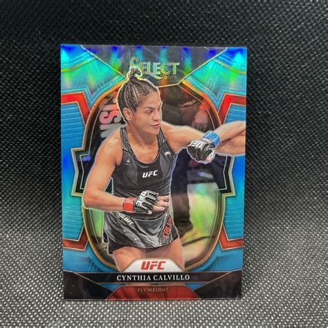 2023 Select UFC CYNTHIA CALVILLO Concourse Light Blue 249 22 EBay