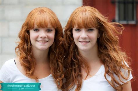 Twin Redheads For St Pattys Day Redhead Next Door Photo Gallery