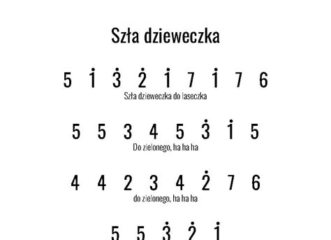 Sz A Dzieweczka Tabulatura Na Kalimb Proste Nuty Zacznij Gra Na