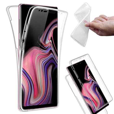 Sdtek Case For Samsung Galaxy Note 9 Full Body 360 Phone Cover Silicone Front And Back