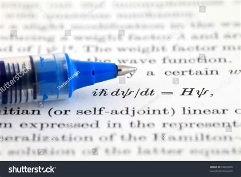 Schrodinger Equation Stock Photo 63700810 | Shutterstock