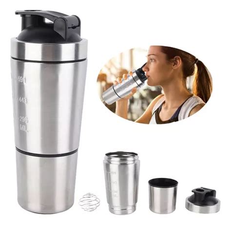 Shaker Proteina Vaso Shaker Acero Inoxidable Shaker Gym Meses Sin Inter S