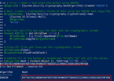 How To Use The Get Filehash Powershell Cmdlet