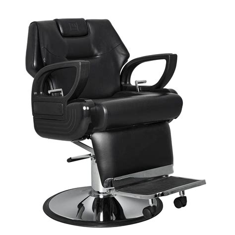 Traditional Barber Chair in Black | Minerva Beauty