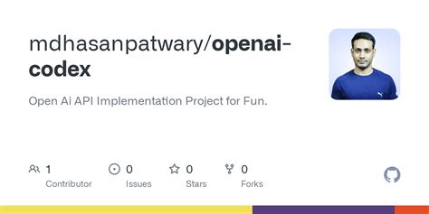 GitHub - mdhasanpatwary/openai-codex: Open Ai API Implementation ...