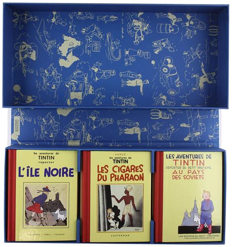 Les Aventures De Tintin Tintin En Noir Et Blanc Coffret 9 Volumes