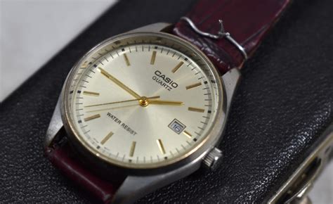 Vintage Casio Quartz Water Resist Japan Movt Watch Mtp Etsy