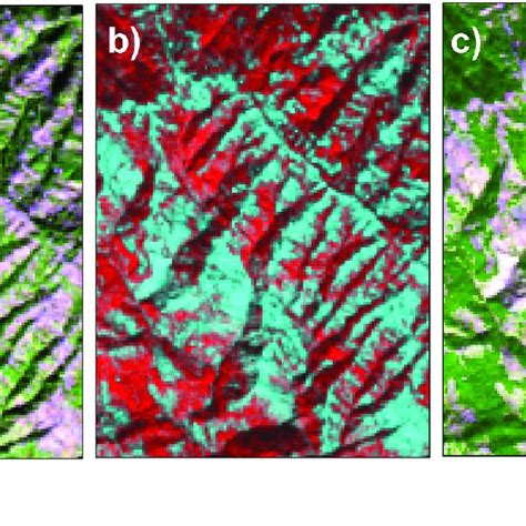 A A Subset Of False Color 654 Landsat 8 Oli Image 2018