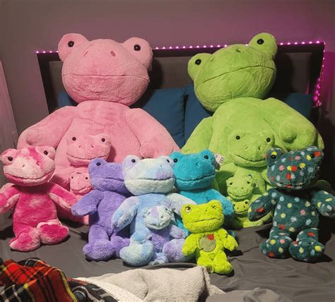 My Bab Frog Collection Only Missing The Rainbow Frog Now R Buildabear