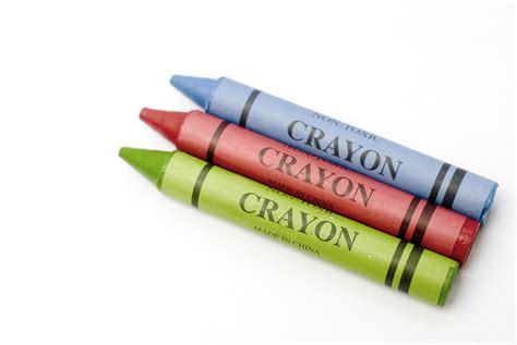 Colorful crayons on white background-4143 | Stockarch Free Stock Photos