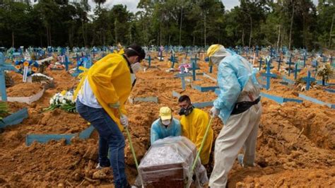 Brasil chega a 200 mil mortes por covid 19 em dia recorde de óbitos