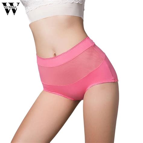 Panties Panties Women S High Waisted Cotton Briefs Hollow Out High