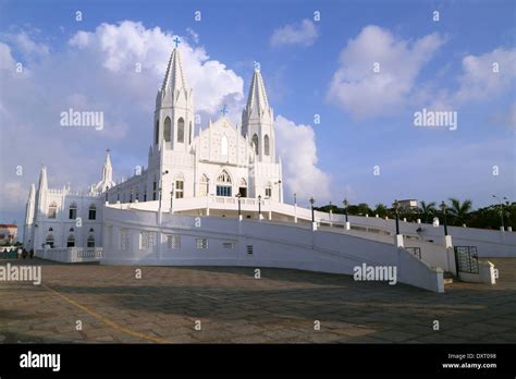 New basilica at vailankanni hi-res stock photography and images - Alamy