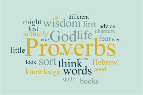 The Wisdom of the Proverbs - ScriptureScribe Christadelphian Audio Talks