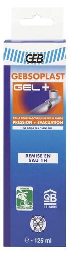 Colle pvc spécial pression gebsoplast gel plus 125ml geb 802012552