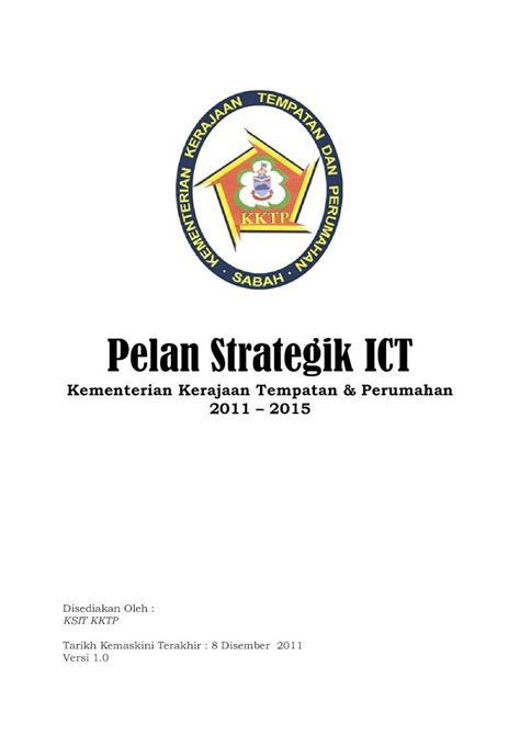 Pdf Pelan Strategik Ict Ww Sabah Gov Myww Sabah Gov My Mlgh Pelan