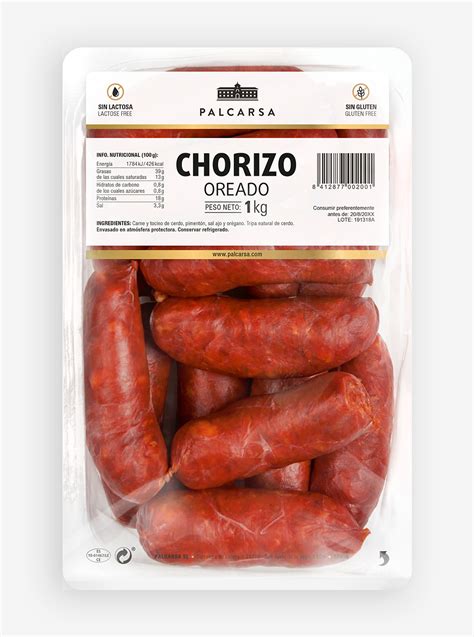 Chorizo oreado 1 kg Embutido de León Tradicional Palcarsa