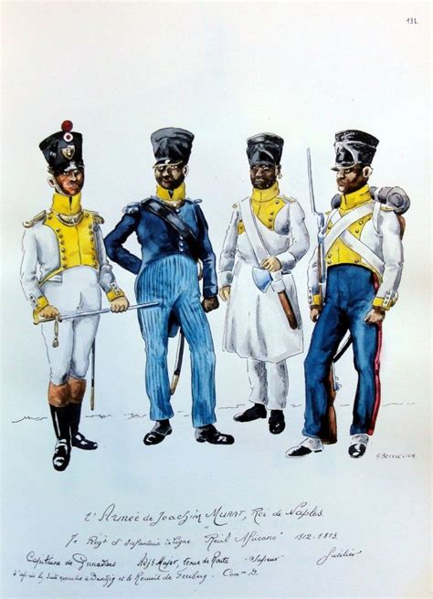 7ème Régiment d infanterie Real Afrique Royaume de Naples Royaume