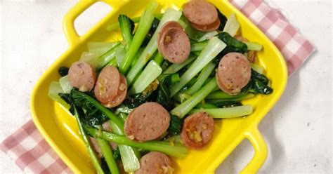 Resep Cah Sawi Pagoda Sosis Oleh Tia Kurnia Cookpad