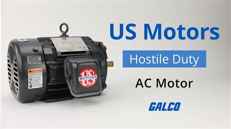 Us Motors Hd P E World Motor Hostile Duty Ac Motor Youtube