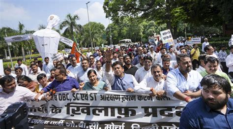 Delhi Bjp Stages Protest Against Rahul Gandhi Over His Remarks In Us On