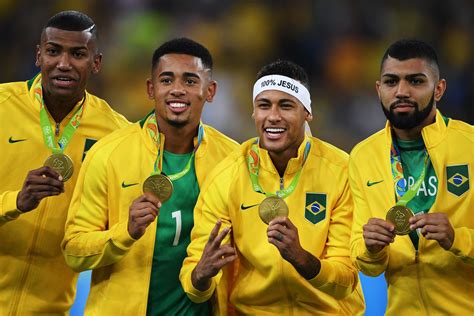 Legendary footballers to have won a gold medal at different Olympic Games