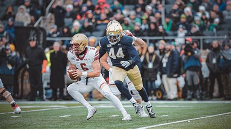 Re Watch Notes Notre Dame Defense Vs Boston College Irish Sports Daily