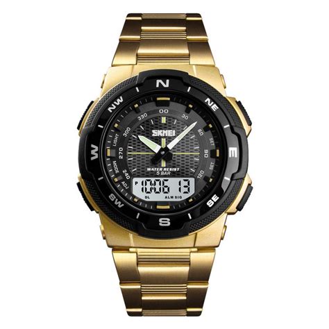 Ripley RELOJ SKMEI HOMBRE ANÁLOGO DIGITAL 1370GD