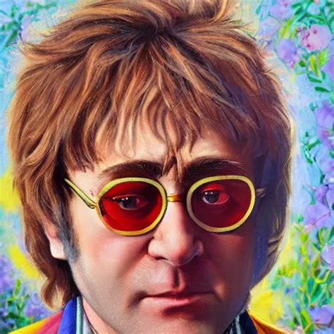 Elton John Lennon In Midsommar Oil Painting Stable Diffusion Openart