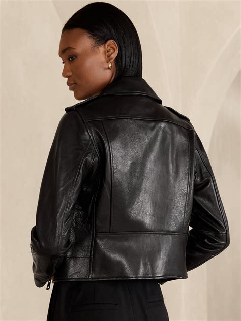 Black Leather Jackets For Women