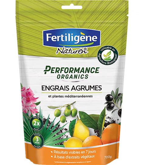 Fertiligène Performance Organics Engrais Agrumes Plantes