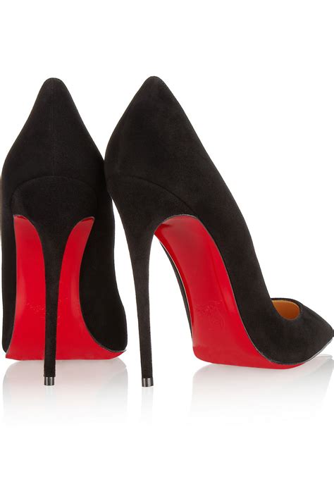 Christian Louboutin So Kate 120 Suede Pumps In Black Lyst