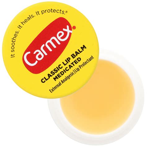 Carmex Classic Lip Balm Medicated 0 25 Oz 7 5 G Iherb