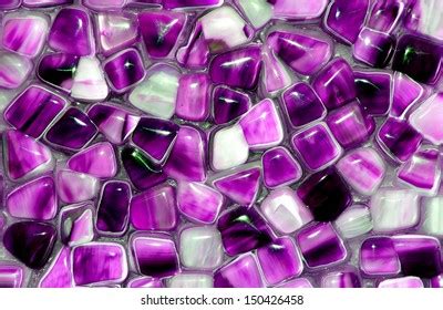 Purple Mosaic Glass Tiles Stock Photo (Edit Now) 150426458