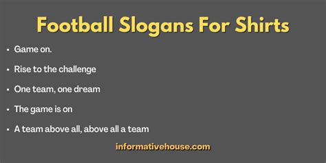 168 Funny Football Slogans And Sayings For Posters Informative House