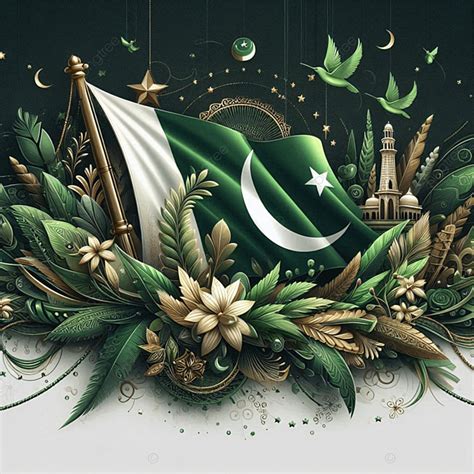 Pakistan Day And Beautifull Pakistani Flag Background, Pakistan Day ...