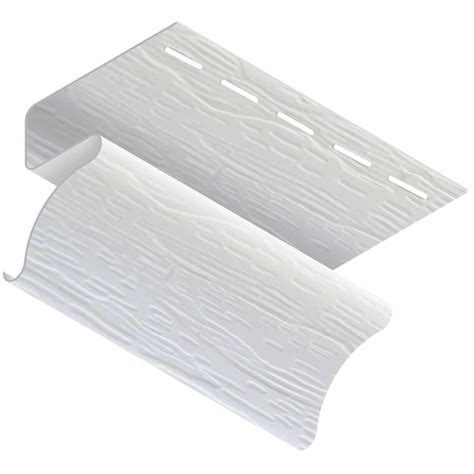 Kaycan White Crown Moulding Soffit Vinyl Siding Home Hardware