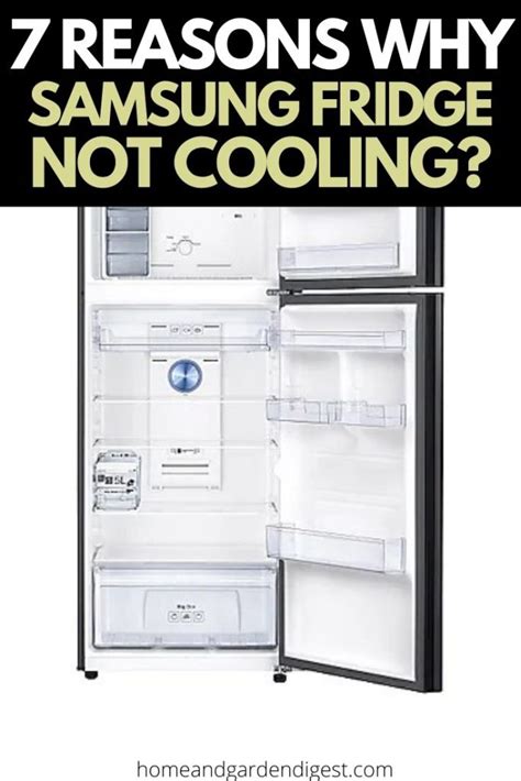 Reasons Why Samsung Fridge Not Cooling And How To Fix It