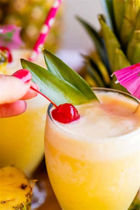 Virgin Piña Coladas From The Food Charlatan The Best Homemade Virgin Piña Colada Recipe